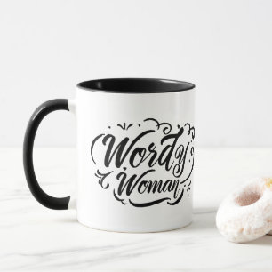Wordy kvinnamugg mugg