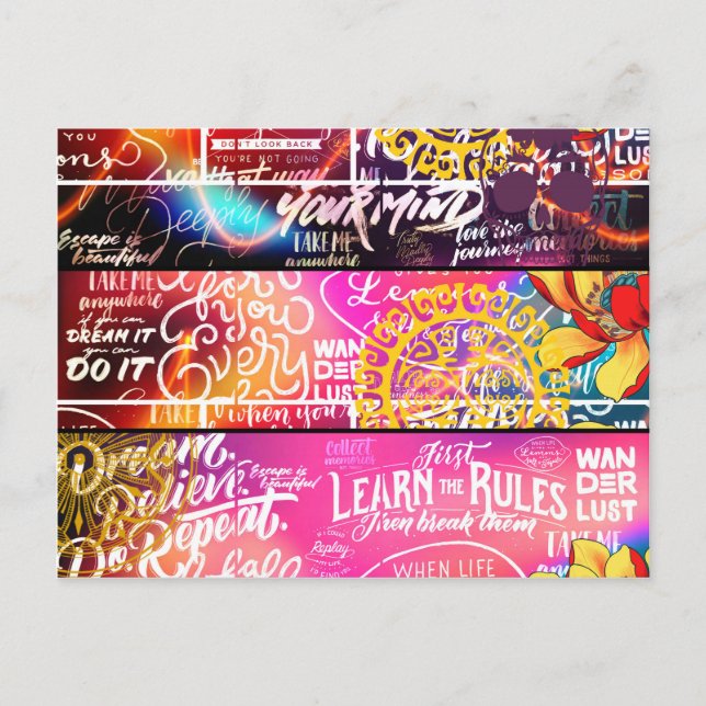 Wordy Ord Ord Vykort (Framsida)