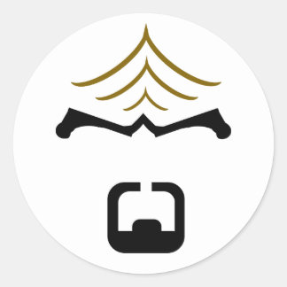 Worf Sticker Runt Klistermärke