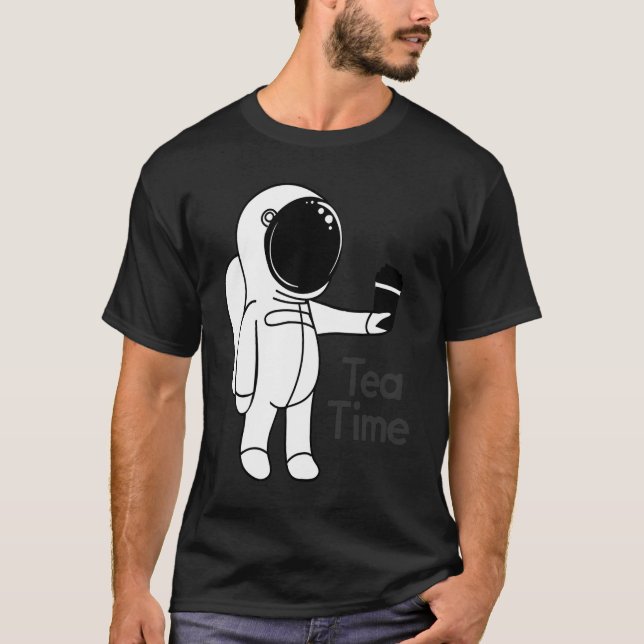 Work and life balance Love Tea time Fun T Shirt (Framsida)