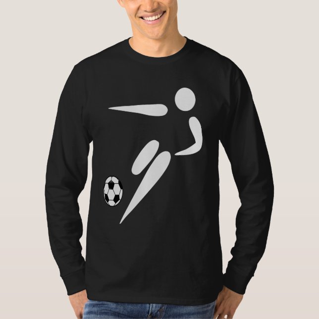 Work and life balance My Favourite sports Football T Shirt (Framsida)