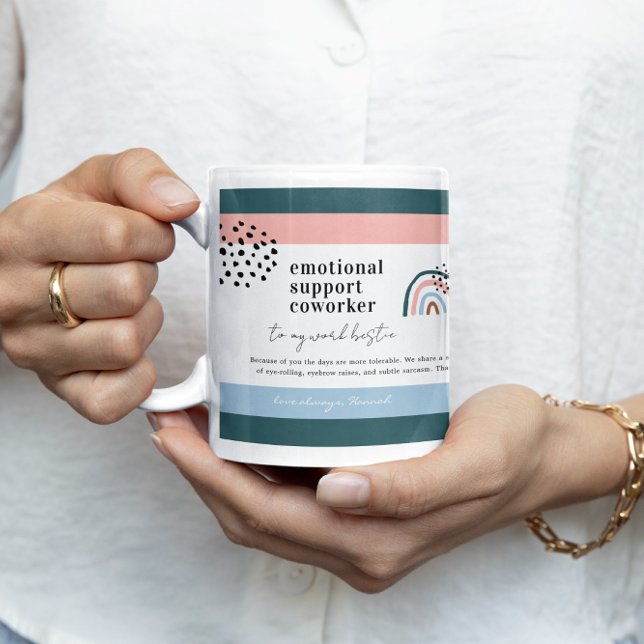 Work Bestie | Offert- och fotomedarbetares gåva Kaffemugg (Skapare uppladdad)