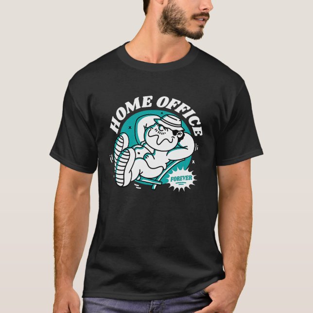 Work From Home Employee T Shirt (Framsida)