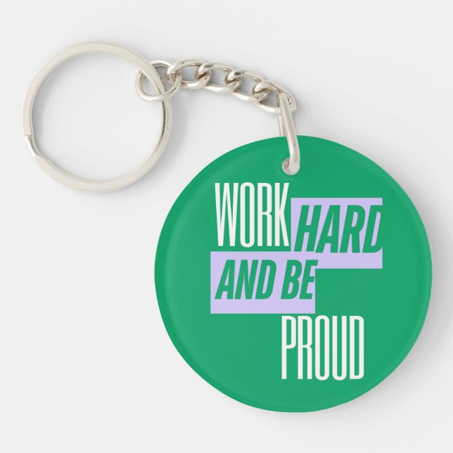 Work Hard and Be Proud, Motivational Quote (Framsidan)
