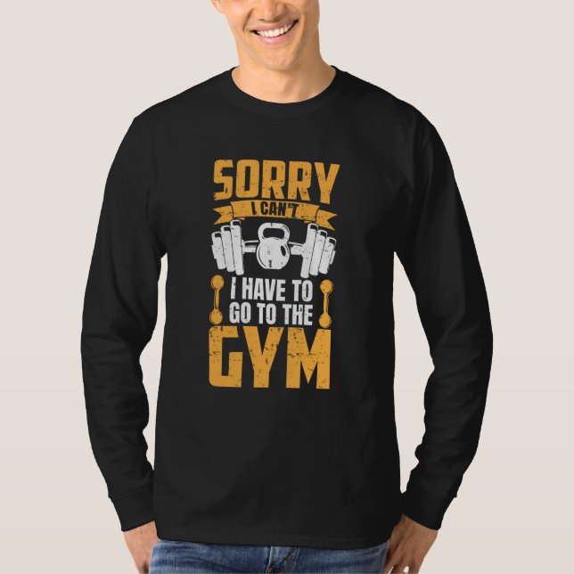 Work Hard Motivational Dedicated Gym Workout Exerc T Shirt (Framsida)