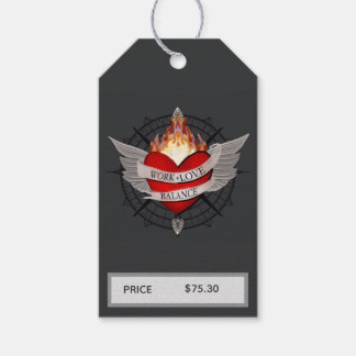 Work Love Balance Compass Price Presentetikett