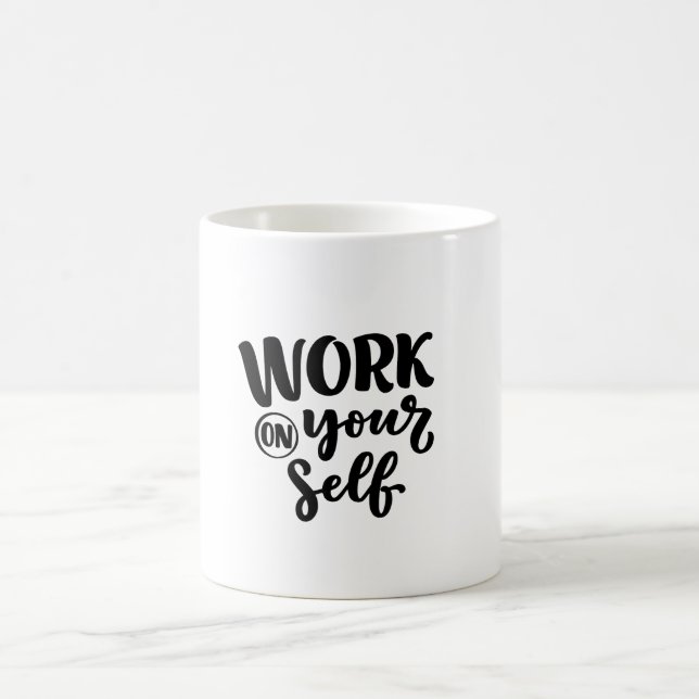 work on yourself  kaffemugg (Center)