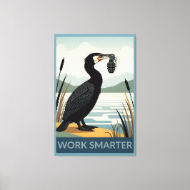 Work smarter poster canvastryck