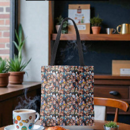 Work stress black  tygkasse