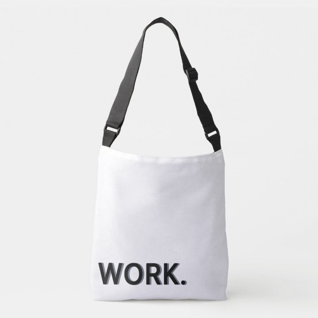 "WORK" Tote-väska Axelväska (Framsida)