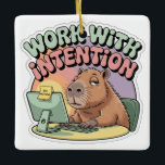 Work With Intention Julgransprydnad Keramik<br><div class="desc">Work With Intention</div>