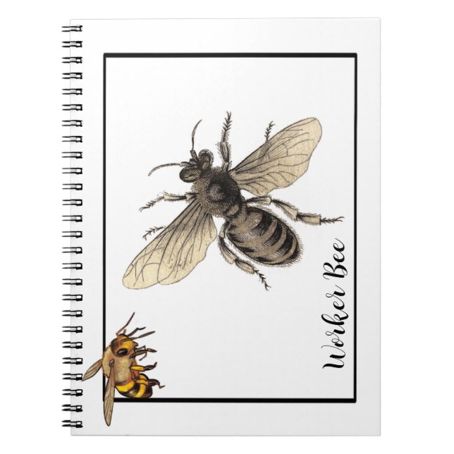 Worker Bee Anteckningsbok (Framsidan)