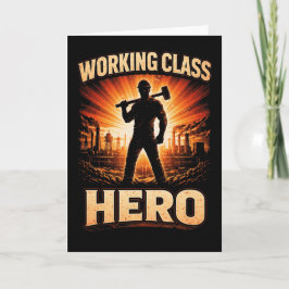 Working Class Hero Helgkort