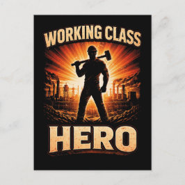 Working Class Hero Vykort