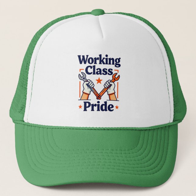 Working Class Pride Tools and Strength Design Keps (Framsida)