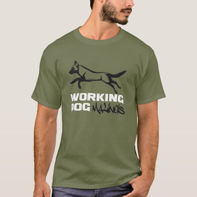 WORKING DOG K9 PB MALINOIS TEE SHIRT (Framsida)