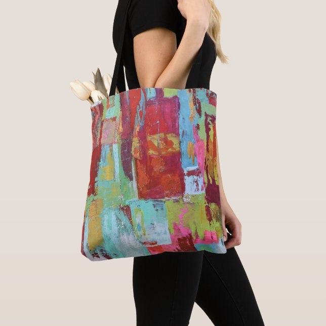 Working Girl Tote Bag Tygkasse (Närbild)