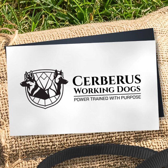 Working Hundar Training - GSD- Malinois Visitkort (Skapare uppladdad)