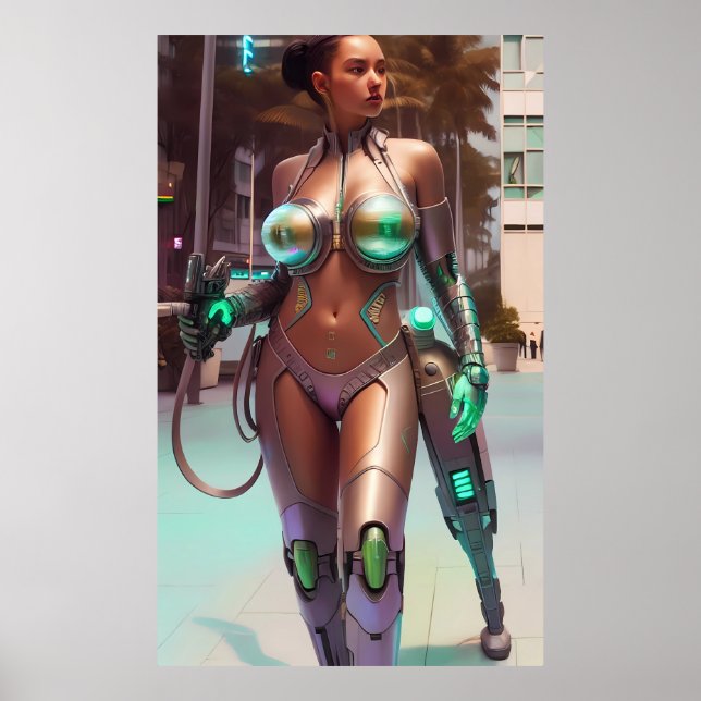 Working with Her Training Leg Poster (Framsidan)