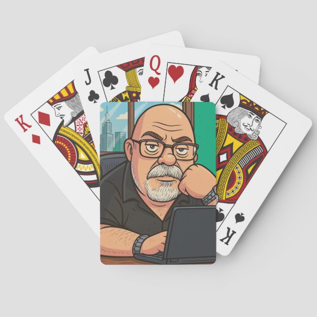Working Writer Spelkort av Phil Elmore (Baksidan)