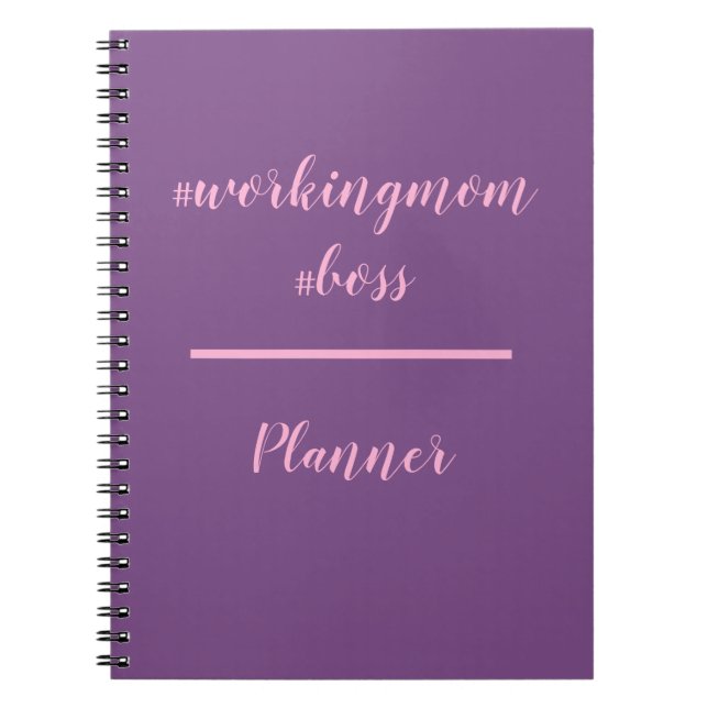 Workingmom chefHashtag Planner Anteckningsbok (Framsidan)
