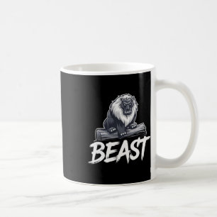 Workout Beast Gym Bodybuilding Training Fitness me Kaffemugg