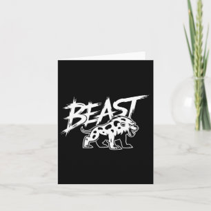 Workout Beast Gym Bodybuilding Training Fitness me Kort