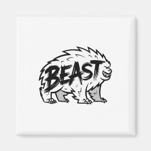 Workout Beast Gym Bodybuilding Training Fitness me Magnet