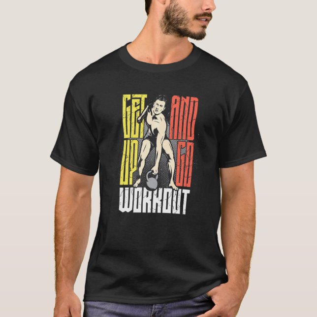 Workout Bodybuilding Muscle Bodybuilding der Gym T Shirt (Framsida)