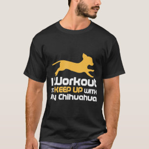 Workout Chihuahua-Hundälskare T Shirt