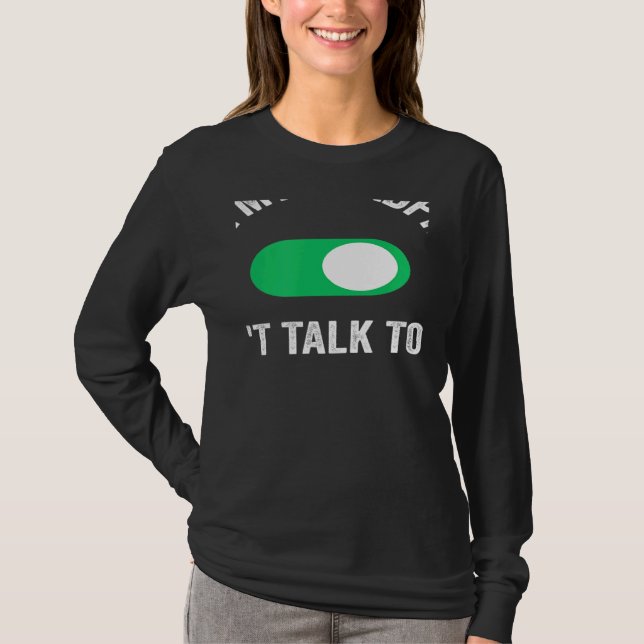 Workout don't talk to me t shirt (Framsida)