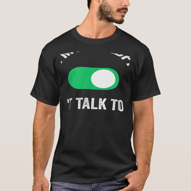 Workout don't talk to me t shirt (Framsida)