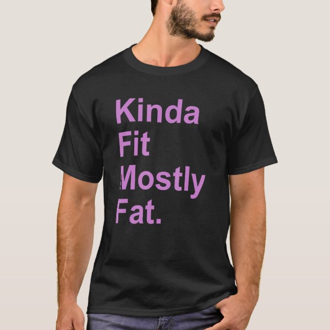 Workout Exercise Gym Kinda Fit Mest Tjock 2 T Shirt (Framsida)