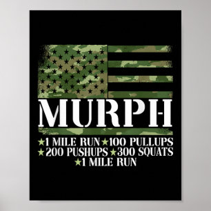 Workout för Murph Memorial Day Poster