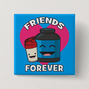 Workout Friends Forever - Cute Kawaii Funny Gym Knapp