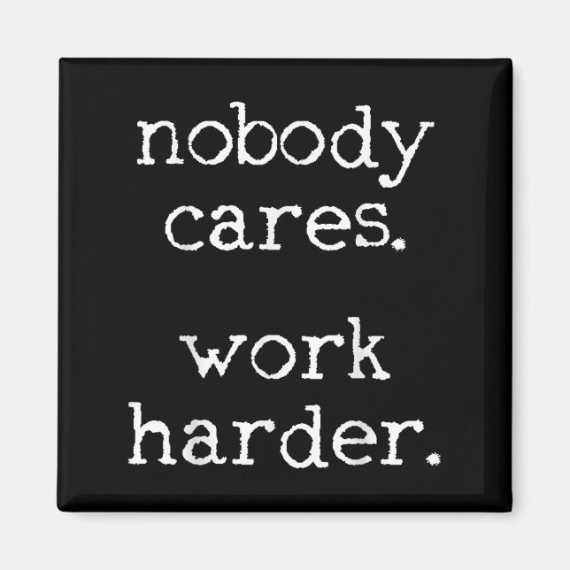 Workout Gym Fitness Exercise Motivational  Magnet (Framsidan)