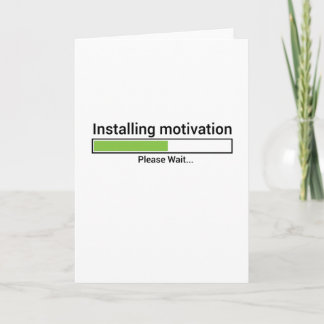 Workout Gym Fitness träning Yoga Motivation Tryin Kort