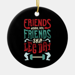 Workout Gym Gift Julgransprydnad Keramik
