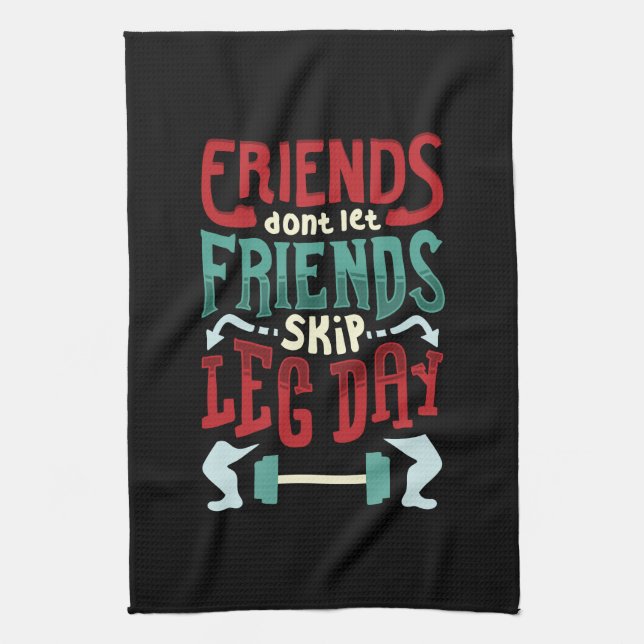Workout Gym Gift Kökshandduk (Vertikal)