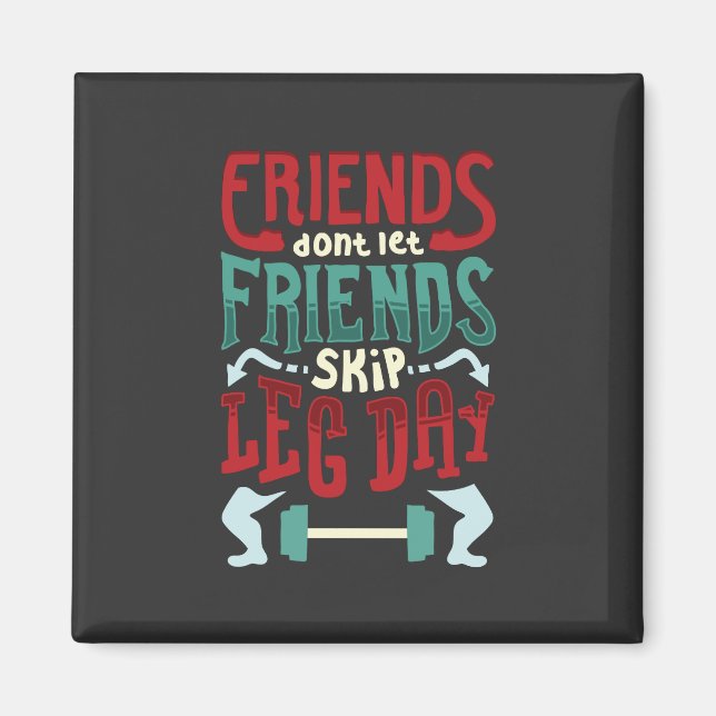 Workout Gym Gift Magnet (Framsidan)