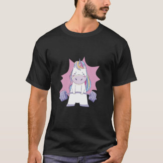Workout Gym Unicorn T Shirt