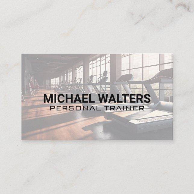 Workout Gym | Utbildningseffektivitet Visitkort (Framsida)