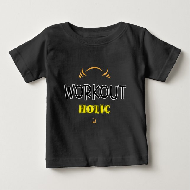 Workout Holt Fitness Exercise T-Shirt (Framsida)