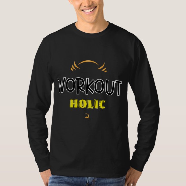 Workout Holt Fitness Exercise T-Shirt (Framsida)