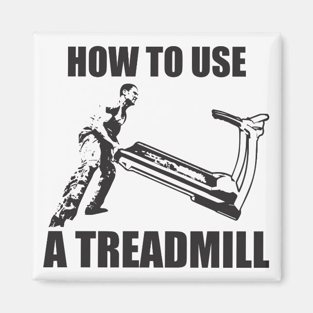 Workout Humor - Så här Användor du en snabbvalsmas Magnet (Framsidan)