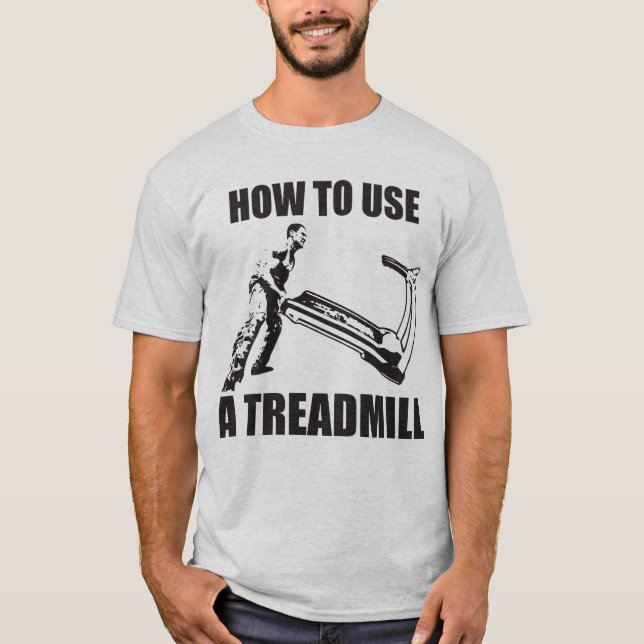 Workout Humor - Så här Användor du en snabbvalsmas T-shirt (Framsida)