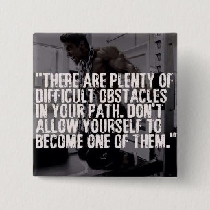 Workout Inspirational Ord - Hinder Knapp