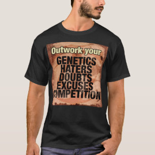 Workout inspirational Ord - Outwork - Motivation T-shirt