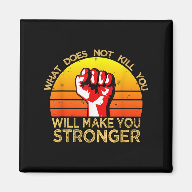 Workout Insration Motivational Saying Men Women  Magnet (Framsidan)