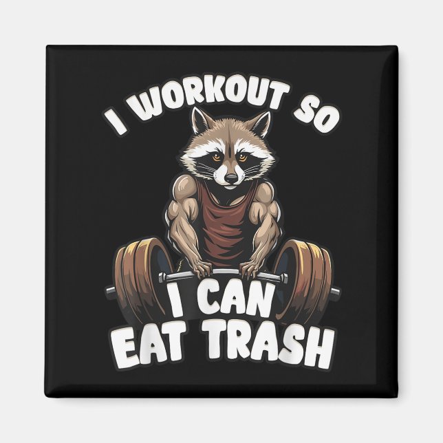 Workout Kära Abs Funny Gym Exercise Fitness Quote Magnet (Framsidan)